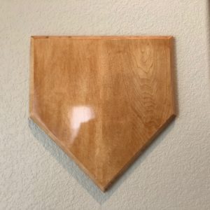 Baseball Plate Plaque - Plain