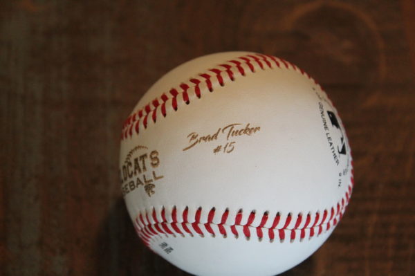 Engraved Leather Baseball - Image 4